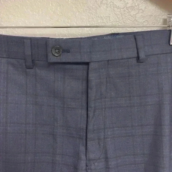 Lauren Ralph Lauren Men's Navy Striped Pants 38x30 Made in Egypt Office Business - Picture 2 of 6